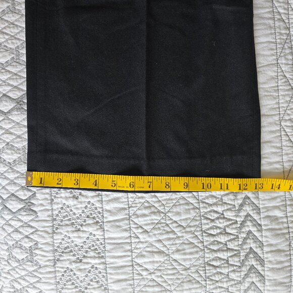 Banana Republic Wide leg Black Flannel Dress Pants Size 8 NWT - Picture 6 of 11